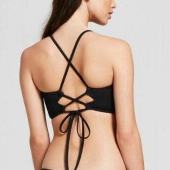 Shade & Shore V-Wire Ribbed Bikini Top - Picture 8 of 9